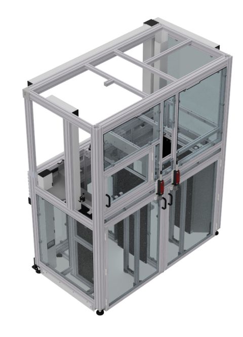 Machine enclosures, machine cabins and cleanroom solutions